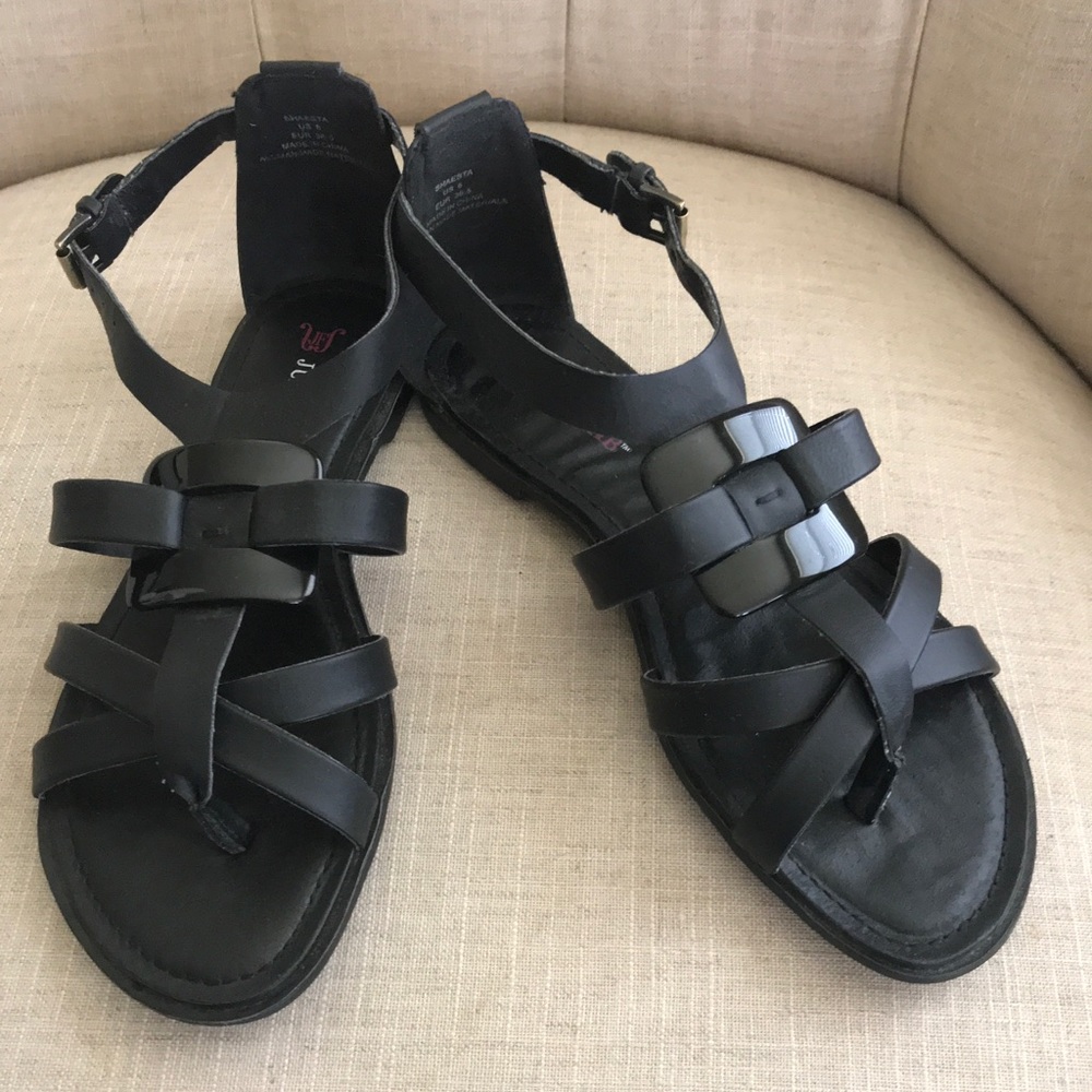 JustFab Black Sandal